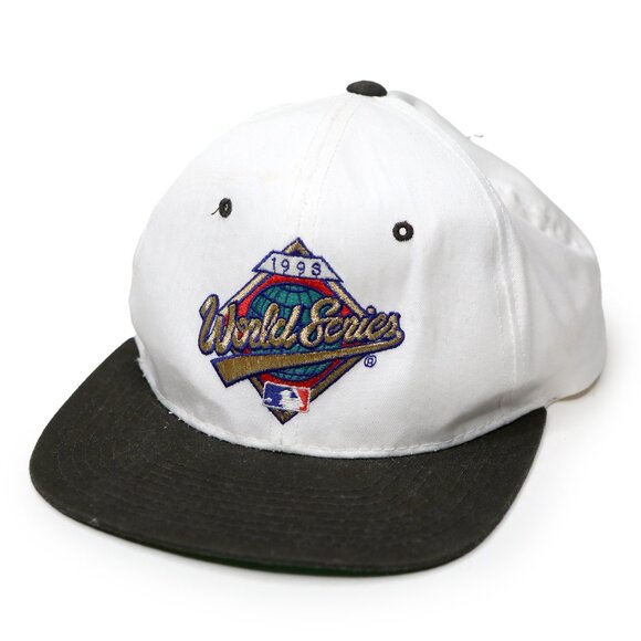 Vintage 90s Starter 1998 World Series Hat Baseball Snapback Cap White Black Kore - Picture 7 of 16
